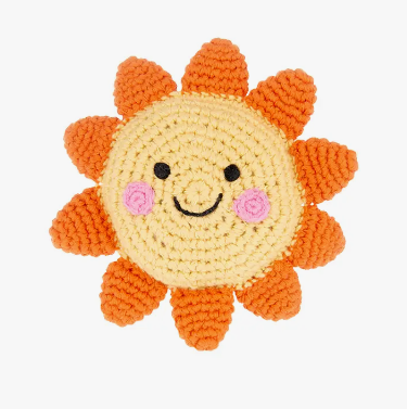Friendly Weather Crochet Rattles