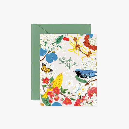 Songbird Thank You Card