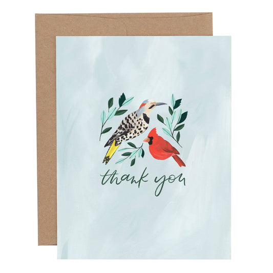 Birds Thank You Card