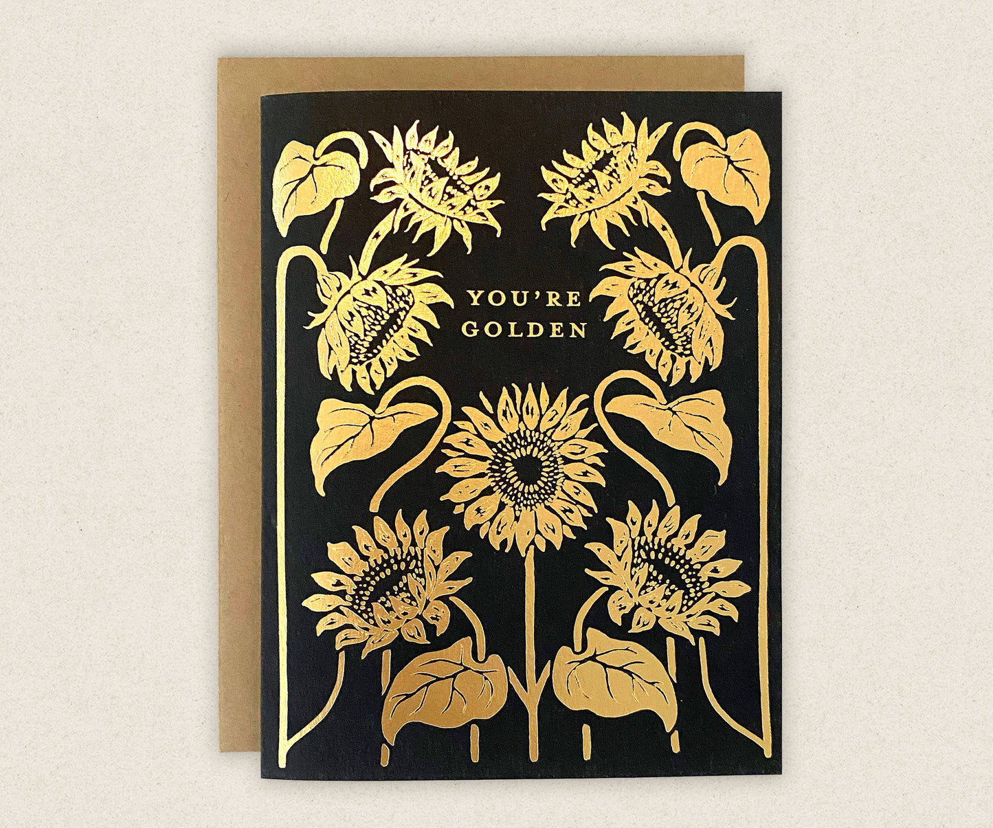 You're Golden Greeting Card
