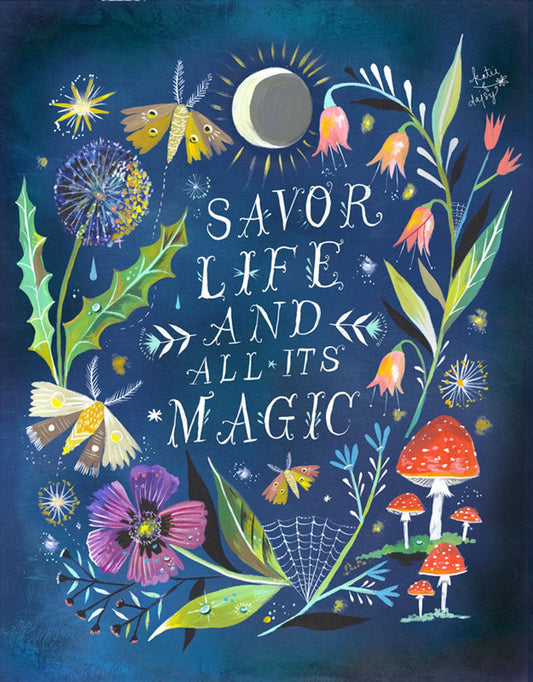 Savor Life Print