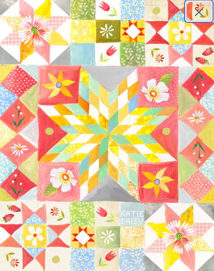 Grandma's Quilt Art Print